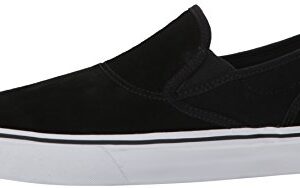 Emerica mens Wino G6 Slip-on Skate Shoe, Black/White/Gold, 9.5 US