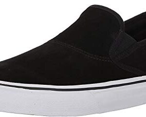 Emerica mens Wino G6 Slip-on Skate Shoe, Black/White/Gold, 9.5 US