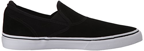 Emerica mens Wino G6 Slip-on Skate Shoe, Black/White/Gold, 9.5 US