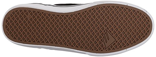 Emerica mens Wino G6 Slip-on Skate Shoe, Black/White/Gold, 9.5 US