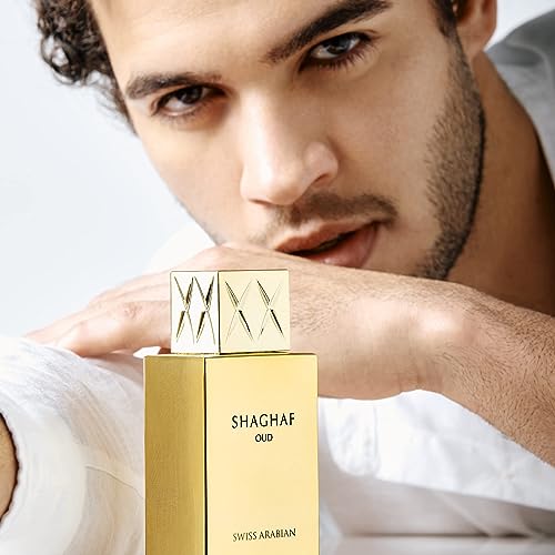 Swiss Arabian Shaghaf Oud - Luxury Products From Dubai - Long Lasting And Addictive Personal EDP Spray Fragrance - A Seductive Signature Aroma - The Luxurious Scent Of Arabia - 2.5 Oz