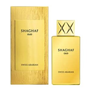 Swiss Arabian Shaghaf Oud - Luxury Products From Dubai - Long Lasting And Addictive Personal EDP Spray Fragrance - A Seductive Signature Aroma - The Luxurious Scent Of Arabia - 2.5 Oz