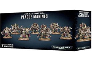 games workshop 99120102078" death guard plague marines miniature, black, 12 years to 99 years