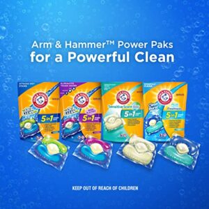 Arm & Hammer Plus OxiClean 5-in-1 Laundry Detergent Power Paks, 42 Count (Packaging may vary)