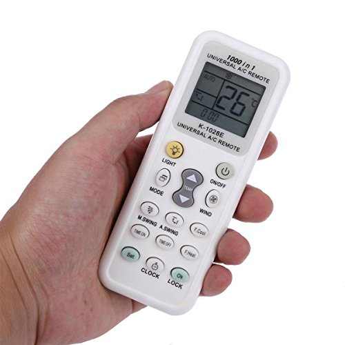 Universal A/C Air Conditioner Remote Control LCD Conditioning Controller 1000 in 1 for Mitsubishi Toshiba HITACHI FUJITSU Daewoo LG Sharp Samsung ELECTROLUX SANYO Air Condition Conditioner