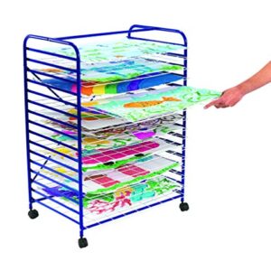 Colorations - MOBRACK Mobile Art Drying Rack for Home or Classroom Use, Keep Artwork Protected While Drying, Space Saving Rack, 36 1/2 Inches High x 26 1/2 Inches Wide x 17 1/2 Inches Deep