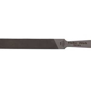 1844 Helko Werk Germany Dual Sided Axe Sharpening File - Axe Sharpener Metal File single-cut and cross-cut hand file (Compact File #22101)