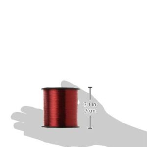 Zebco Cajun Smooth Cast Monofilament Fishing Line, Low-Vis Ragin’ Red Quarter Pound Spool, 1,450-Yards, 10-Pound, Virtually Invisible, Natural Presentation