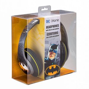 eKids by iHome Batman On Ear Headphones with Built in Mic (Ri-M40BM.FXv7)