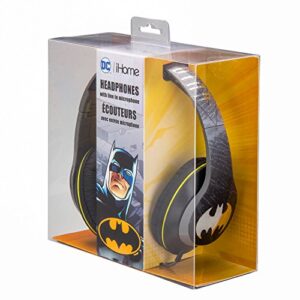 eKids by iHome Batman On Ear Headphones with Built in Mic (Ri-M40BM.FXv7)