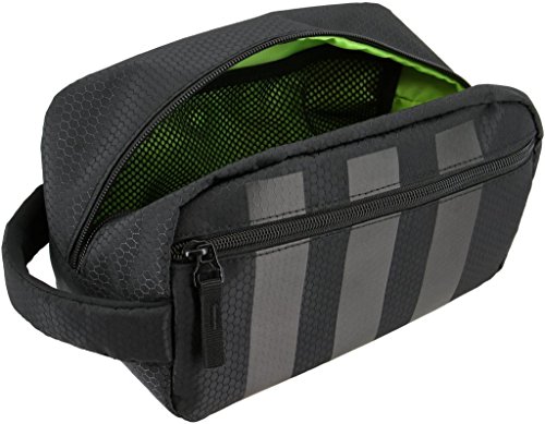 adidas Team Toiletry Kit Travel Shower Bag, Black, One Size