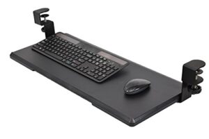 mobotron under-desk keyboard clamp tray electronic device platform
