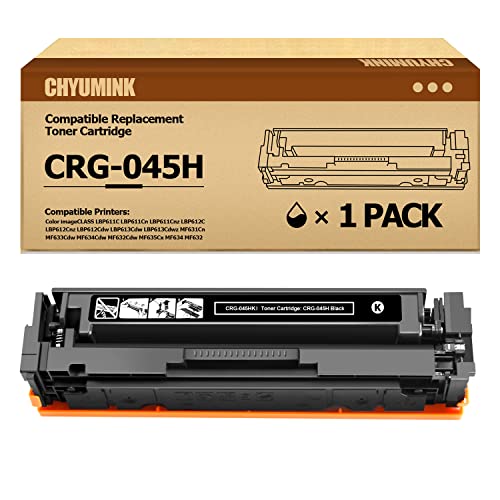 JC Toner Compatible for Canon 045 045H 045A Toner Cartridge for use with Canon ImageCLASS MF634Cdw MF632Cdw LBP612Cdw LBP613Cdw LBP611Cn Series Printer