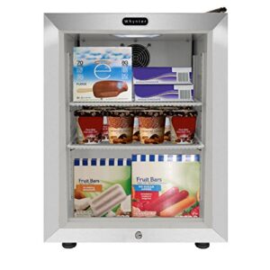 whynter cdf-177sb countertop reach-in 1.8 cu ft display glass door freezer, white, one size