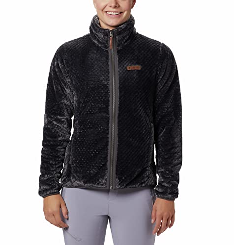 Columbia Women's Fire Side II Sherpa Full Zip, Shark, Large