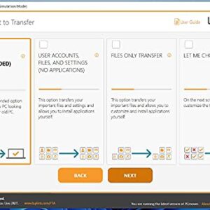 Laplink PCmover Ultimate 11 | Moves your Applications, Files and Settings from an Old PC to a New PC | Includes Optional Ethernet Cable | 1 Use