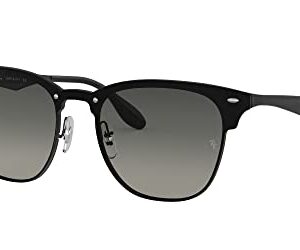 Ray-Ban RB3576N Blaze Clubmaster Square Sunglasses, Demi Gloss Black/Grey Gradient Dark Grey, 47 mm