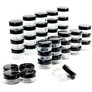 5 gram cosmetic sample containers with lids 25pcs empty small makeup jars plastic bpa free