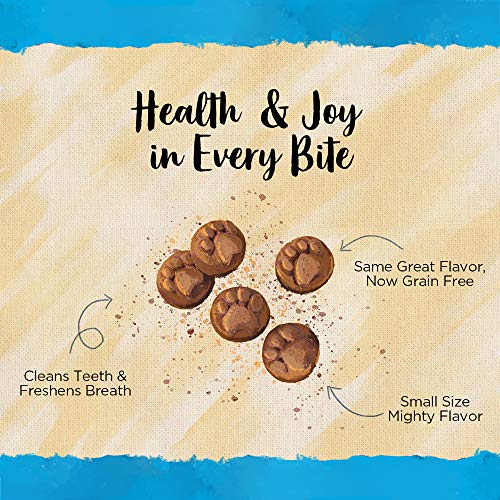 Blue Dog Bakery Natural Dog Treats, Doggie Paws, Grain Free Peanut Butter Flavor, 14.4oz (1 Count),Package may vary