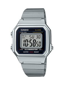 casio men's b650wd-1acf classic digital display quartz silver watch