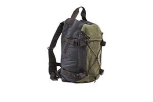 grey ghost gear throwback tactical backpack, black/olive drab, length-15â€ width-9â€ depth-6â€