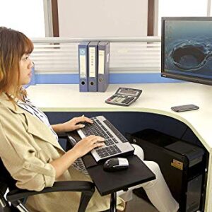 Ergonomic Keyboard Laptop Tablet Mouse Stand Holder Mount for Workstation Video Gaming ,Silver