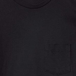 Amazon Essentials Men's Slim-Fit Long-Sleeve T-Shirt, Black, Large