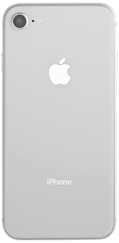 Apple iPhone 8, US Version, 64GB, Silver - Unlocked (Renewed)