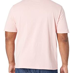 Amazon Essentials Men's Regular-Fit Short-Sleeve Crewneck T-Shirt, Pack of 2, Light Pink, Large