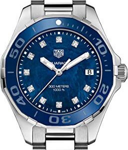 Tag Heuer Aquaracer Blue Mother of Pearl Diamond Dial Ladies Watch WAY131L.BA0748