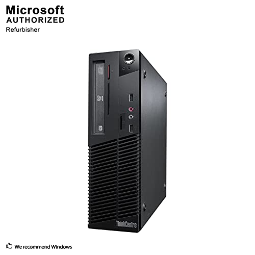 lenovo ThinkCentre M73 SFF Small Form Factor Business Desktop Computer, Intel Dual-Core i3-4130 3.4GHz, 8GB RAM, 500GB HDD, USB 3.0, WiFi, DVD, Windows 10 Professional (Renewed)