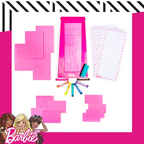 Barbie Fashion Plates All in One Studio Sketch Design Activity Set – Fashion Design Kit for Kids Ages 6 and Up