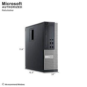 DELL Optiplex 7010 Small Form Factor Desktop Computer, Intel Quad-Core i7-3770 Up to 3.9GHz, 16GB RAM, 2TB 7200 RPM HDD, DVD, USB 3.0, WIFI, Windows 10 Pro (Renewed)']