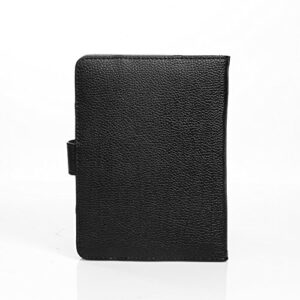 ENJOY-UNIQUE Book Style Litch Pu Leather Case Cover for 6" ebook Reader Case Cover for Sony/kobo/Pocketbook/Nook/tolino 6inch ebook Reader (Black)