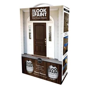 giani wood look paint kit for front & interior doors (black walnut)