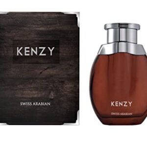 Swiss Arabian Kenzy - Luxury Products From Dubai - Long Lasting And Addictive Personal EDP Spray Fragrance - A Seductive, Signature Aroma - The Luxurious Scent Of Arabia - 3.4 Oz