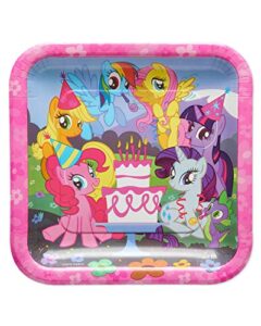 american greetings my little pony party supplies, paper dinner plates (40-count)
