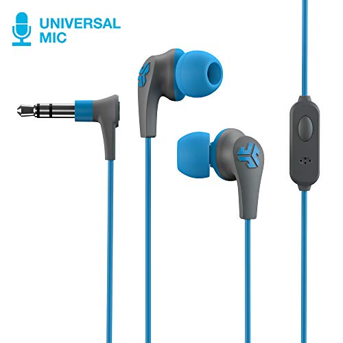 JLab Audio JBuds Pro Premium in-Ear Earbuds with Mic, Guaranteed Fit, Guaranteed for Life - Blue