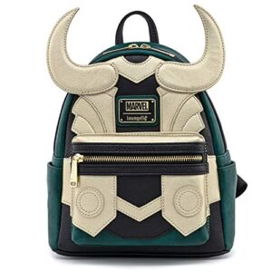 loungefly marvel loki cosplay faux leather womens double strap shoulder bag purse