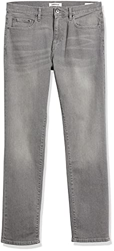 Amazon Essentials Men's Athletic-Fit Jean (Previously Goodthreads), Grey, 30W x 28L