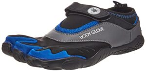 body glove men's 3t barefoot max water shoe, black/dazzling blue, 13