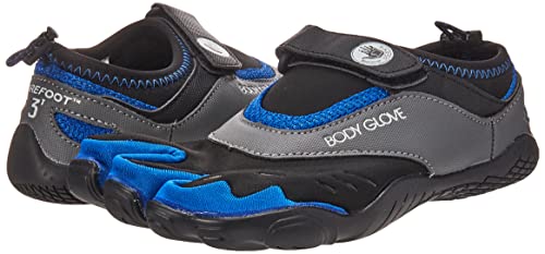 Body Glove Men's 3T Barefoot Max Water Shoe, Black/Dazzling Blue, 13