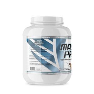 G6 Sports Nutrition Mass Pro High Protein Mass Gainer (64g Protein, Avocado Powder, Coconut Oil Powder, MCT Oil Powder) – 7lb Bag – Chocolate