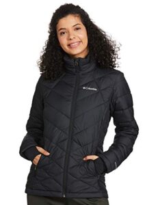 columbia womens heavenly jacket black, x-large