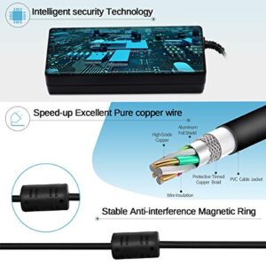 90W AC Laptop Adapter Charger for Asus K52F K53E K55A K55N U56E X550 X550CA X550L X550LA X551C X551CA X551M X551MA X551MAV X751MA ADP-65JH BB EXA0703YH ADP-65GD B Power Supply Cord