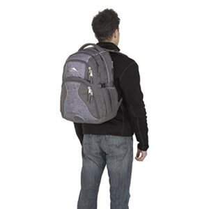 High Sierra Swerve Laptop Backpack, Slate/Woolly Weave, One Size