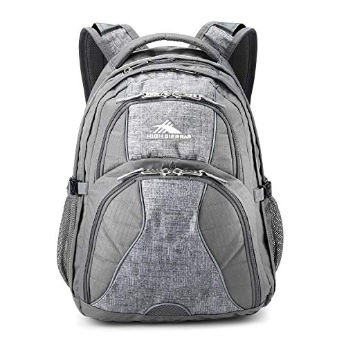 High Sierra Swerve Laptop Backpack, Slate/Woolly Weave, One Size