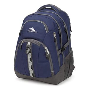 high sierra access 2.0 laptop backpack, true navy/mercury, one size dark blue