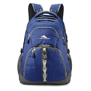 High Sierra Access 2.0 Laptop Backpack, True Navy/Mercury, One Size Dark Blue