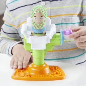 Play-Doh Buzz 'n Cut Fuzzy Pumper Barber Shop Toy with Electric Buzzer and 5 Non-Toxic Play-Doh Colors, 2-Ounce Cans (Amazon Exclusive)